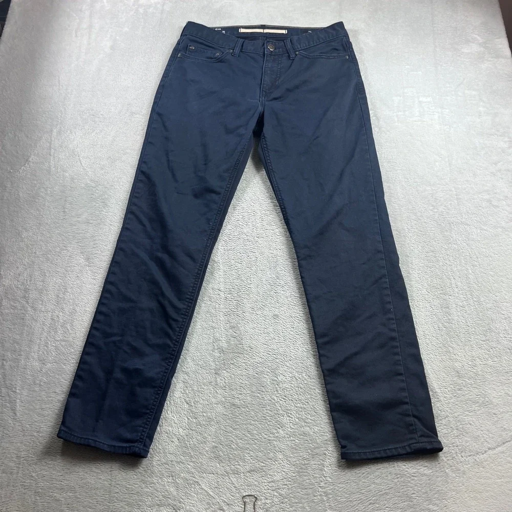 Banana Republic Travel Jean Mens 30x30 Slim Fit Navy Blue 5-Pocket Pants